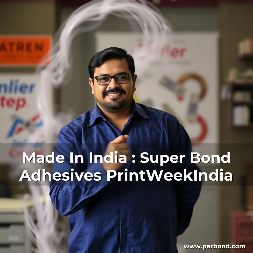 Read more about the article Made In India : Super Bond Adhesives  PrintWeekIndia