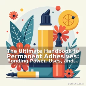 Artistic representation for The Ultimate Handbook to Permanent Adhesives: Bonding Power, Uses, and Safety Insights