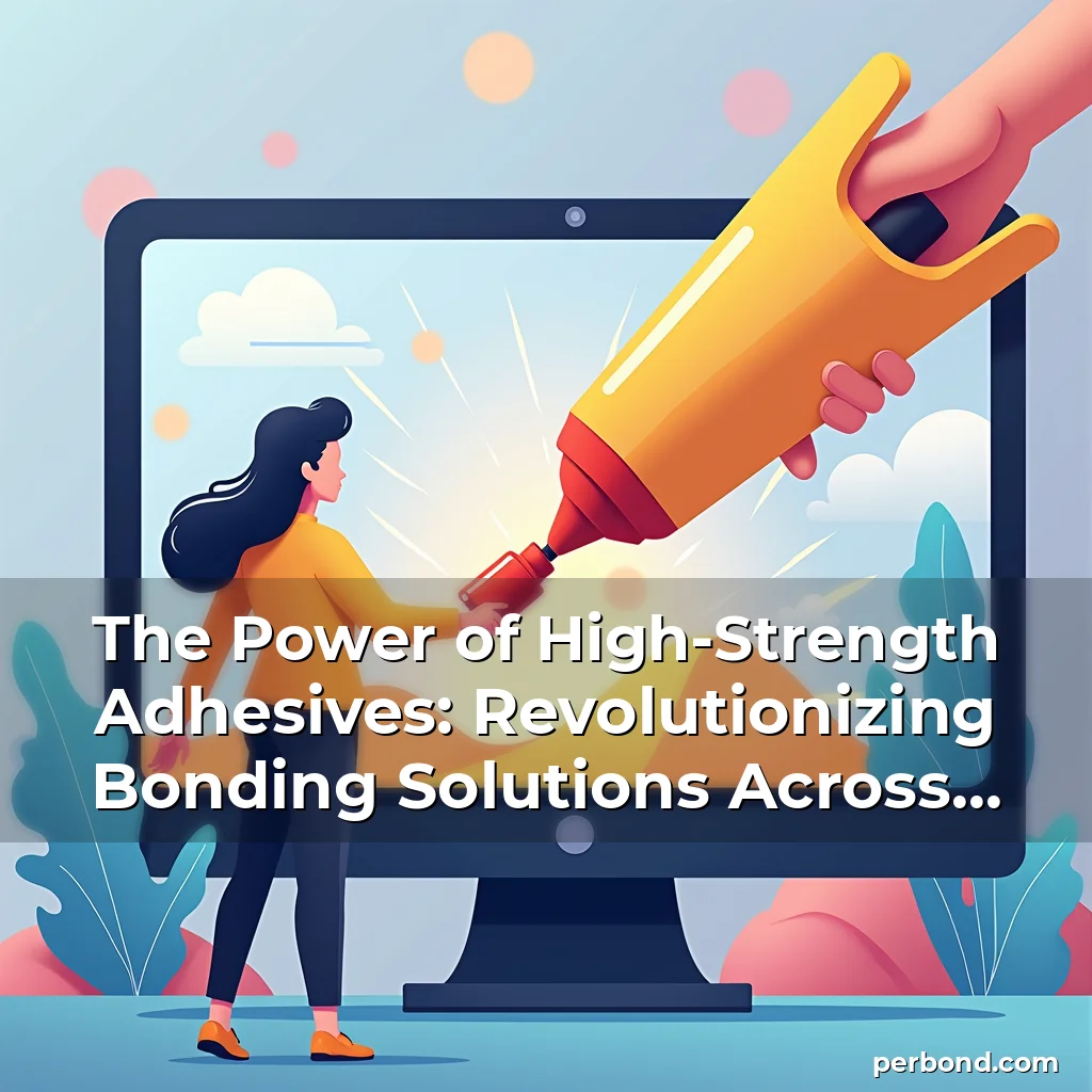 Read more about the article The Power of High-Strength Adhesives: Revolutionizing Bonding Solutions Across Industries