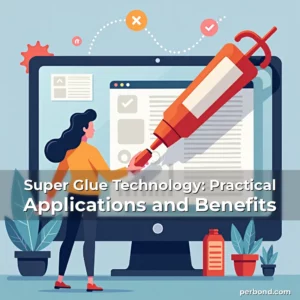 Artistic representation for Super Glue Technology: Practical Applications and Benefits