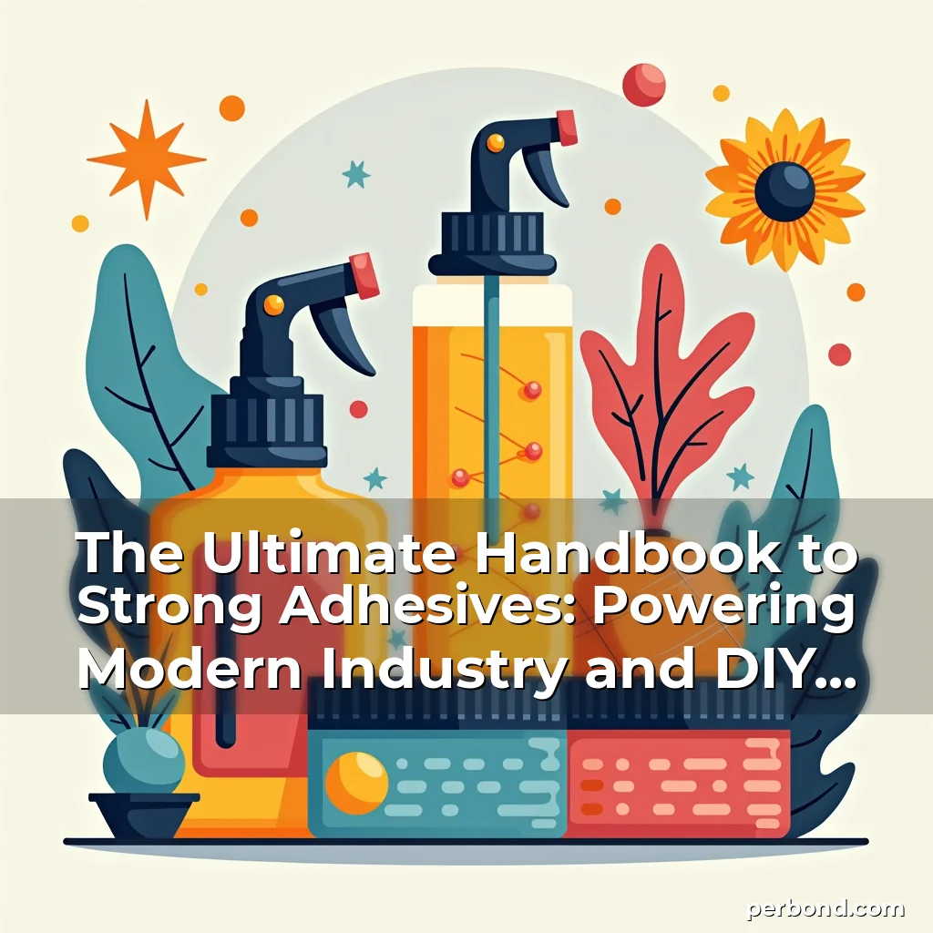Read more about the article The Ultimate Handbook to Strong Adhesives: Powering Modern Industry and DIY Projects